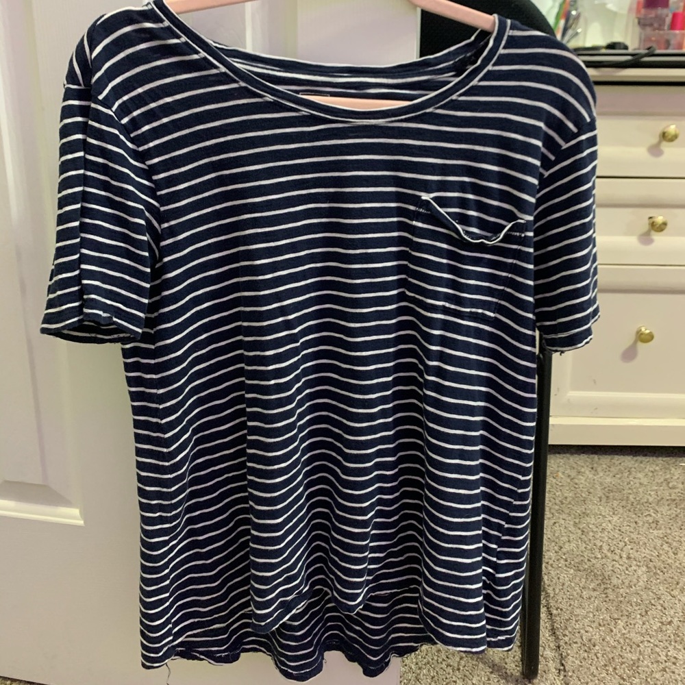 GAP striped flowy t shirt